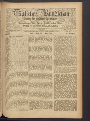 Tägliche Rundschau vom 07.03.1890