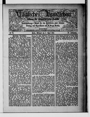Tägliche Rundschau on Apr 2, 1890