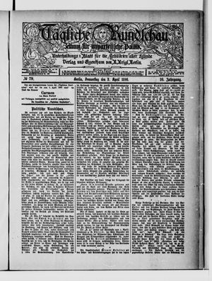 Tägliche Rundschau on Apr 3, 1890