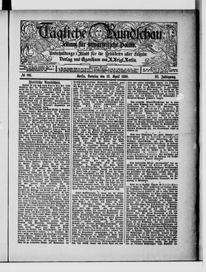 Tägliche Rundschau on Apr 13, 1890