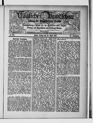 Tägliche Rundschau on Apr 18, 1890