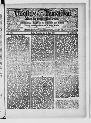 Tägliche Rundschau vom 05.06.1890