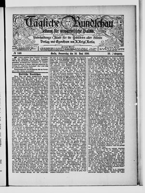 Tägliche Rundschau on Jun 26, 1890
