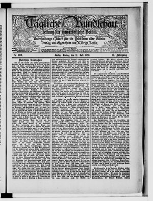 Tägliche Rundschau vom 11.07.1890