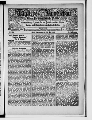 Tägliche Rundschau on Jul 24, 1890