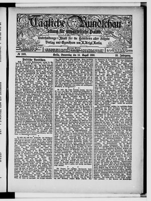 Tägliche Rundschau vom 14.08.1890