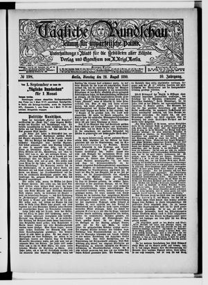 Tägliche Rundschau vom 26.08.1890