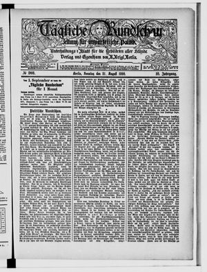 Tägliche Rundschau vom 31.08.1890