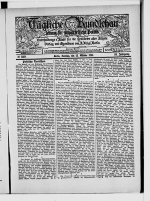 Tägliche Rundschau vom 12.10.1890