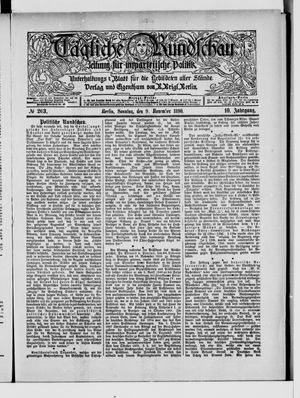 Tägliche Rundschau on Nov 9, 1890