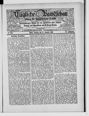 Tägliche Rundschau vom 14.12.1890