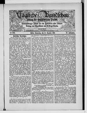 Tägliche Rundschau on Dec 18, 1890