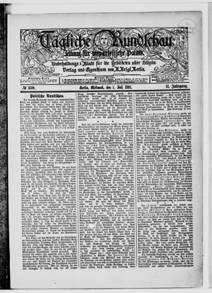 Tägliche Rundschau on Jul 1, 1891