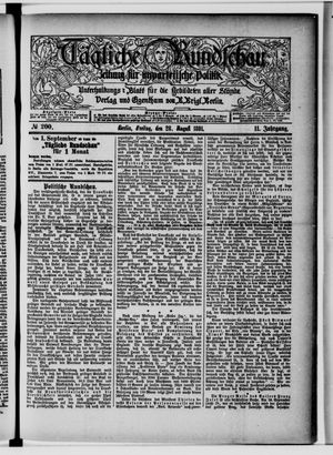 Tägliche Rundschau vom 28.08.1891