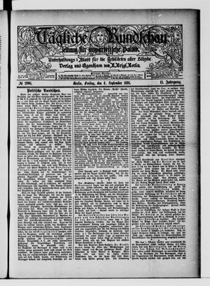 Tägliche Rundschau vom 04.09.1891