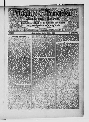 Tägliche Rundschau vom 02.10.1891
