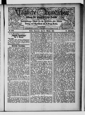 Tägliche Rundschau vom 29.10.1891