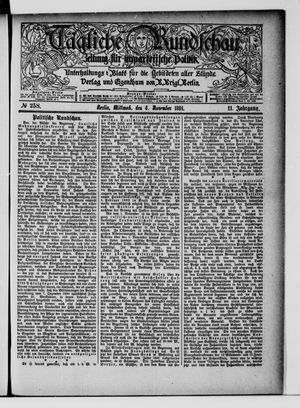 Tägliche Rundschau vom 04.11.1891