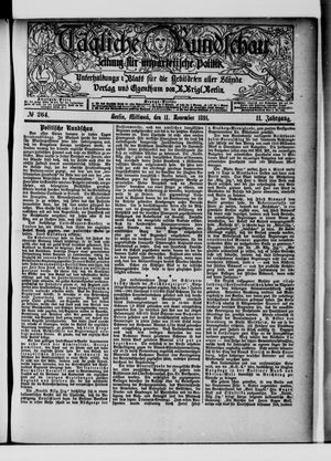 Tägliche Rundschau vom 11.11.1891