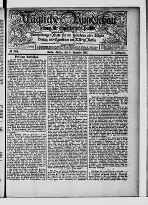 Tägliche Rundschau vom 04.12.1891