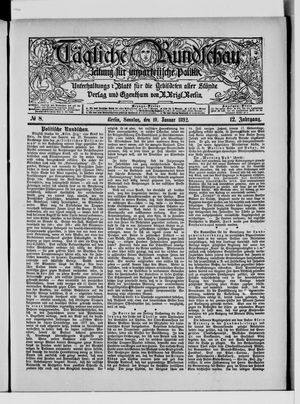 Tägliche Rundschau on Jan 10, 1892