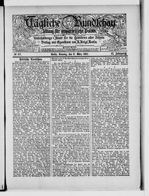 Tägliche Rundschau on Mar 8, 1892
