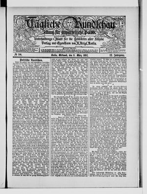 Tägliche Rundschau vom 09.03.1892