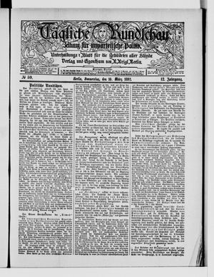 Tägliche Rundschau on Mar 10, 1892