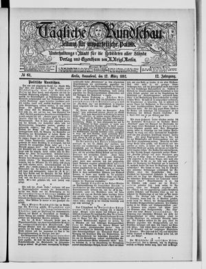 Tägliche Rundschau vom 12.03.1892