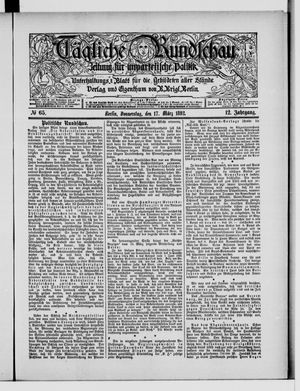 Tägliche Rundschau vom 17.03.1892