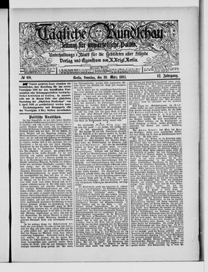 Tägliche Rundschau on Mar 20, 1892