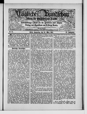 Tägliche Rundschau on Mar 24, 1892