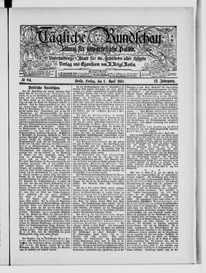 Tägliche Rundschau on Apr 8, 1892