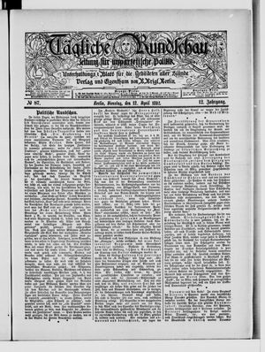 Tägliche Rundschau on Apr 12, 1892