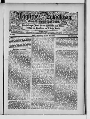 Tägliche Rundschau on Jun 23, 1892