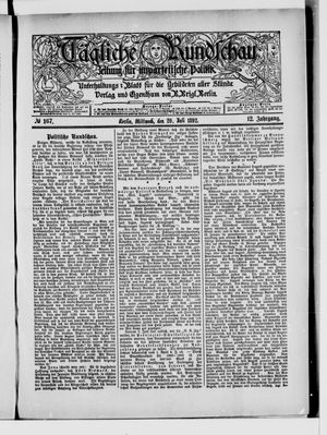 Tägliche Rundschau on Jul 20, 1892