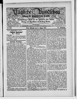 Tägliche Rundschau vom 31.08.1892
