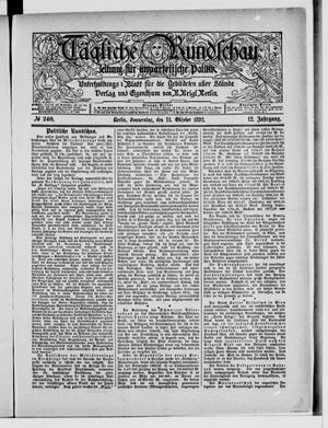 Tägliche Rundschau vom 13.10.1892