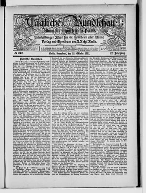 Tägliche Rundschau vom 15.10.1892