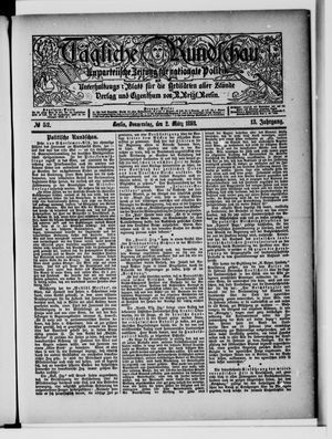 Tägliche Rundschau vom 02.03.1893