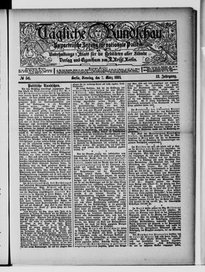 Tägliche Rundschau on Mar 7, 1893