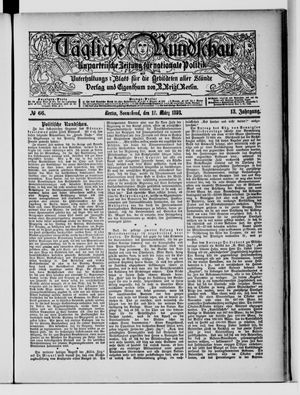 Tägliche Rundschau on Mar 18, 1893