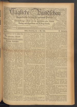 Tägliche Rundschau vom 04.05.1893