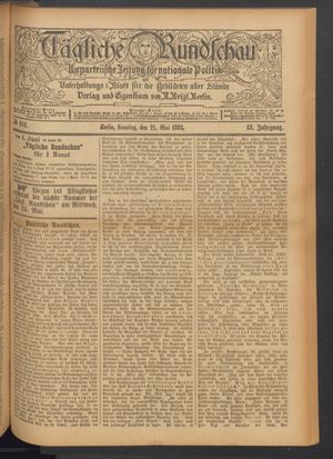 Tägliche Rundschau vom 21.05.1893