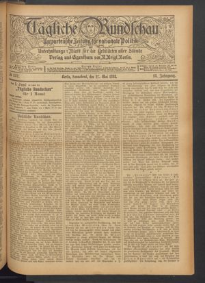 Tägliche Rundschau vom 27.05.1893