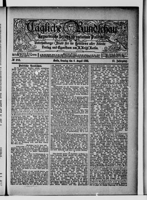 Tägliche Rundschau vom 06.08.1893