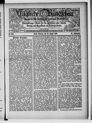 Tägliche Rundschau vom 22.08.1893