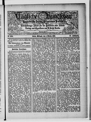 Tägliche Rundschau vom 04.10.1893