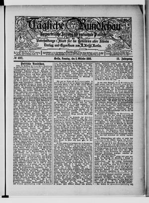 Tägliche Rundschau vom 08.10.1893