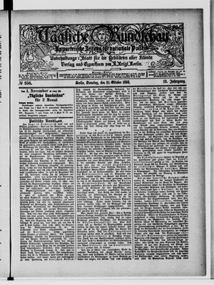 Tägliche Rundschau vom 31.10.1893